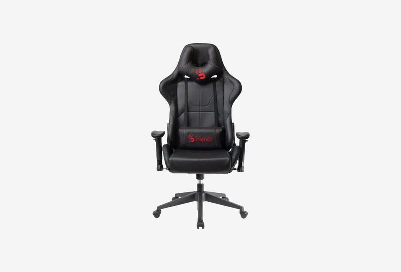Кресло A4Tech экокожа черный 88x39x67GC-500