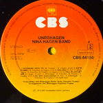 Nina Hagen Band - Unbehagen (Европа 1979г.)
