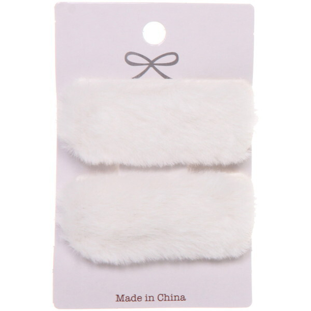 Зажимы для волос 2шт «New collection - Fiona», микс 6 цветов, 6*2,см