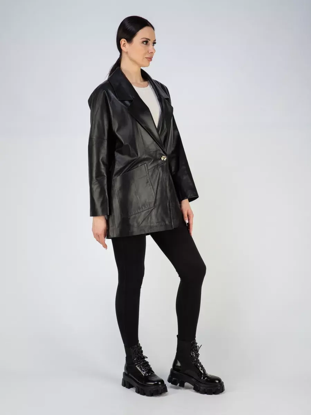 Куртка кожаная натуральная Турция пиджак