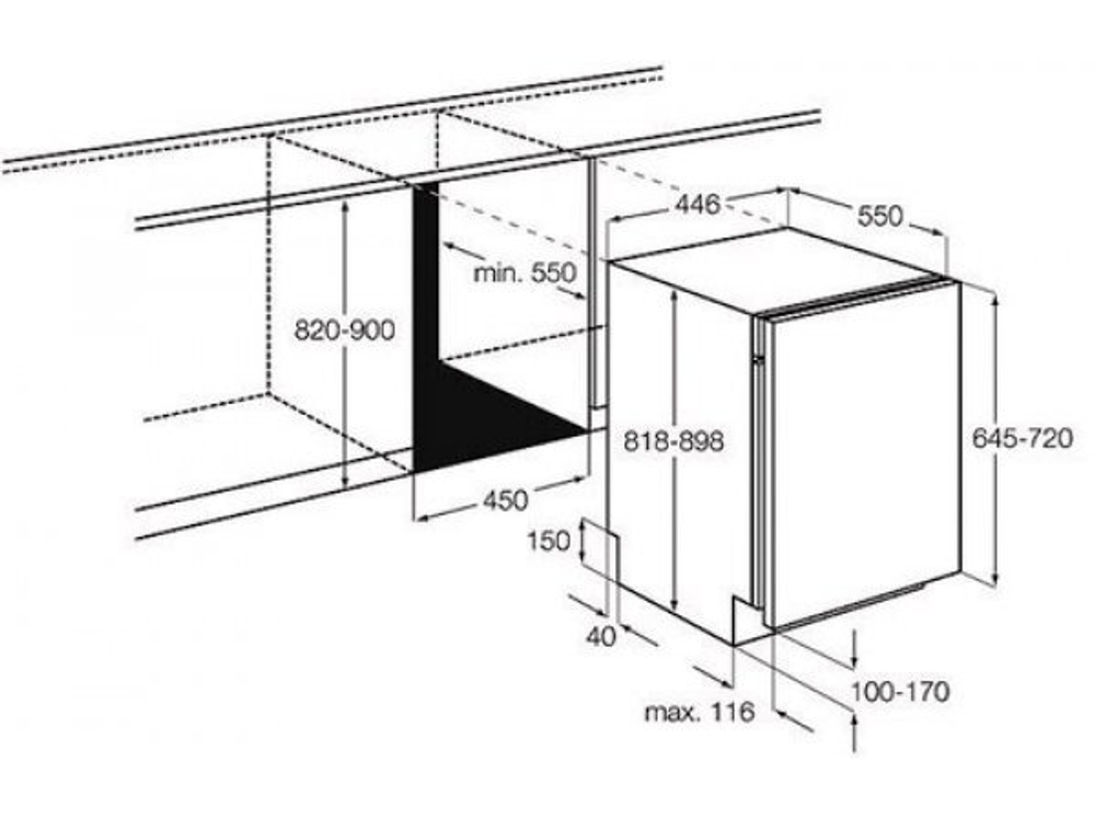 Встраиваемая посудомоечная машина Electrolux ESL94200LO