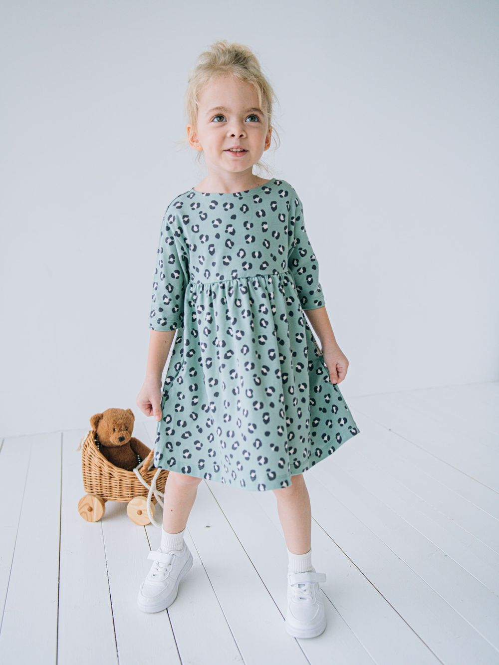 Платье "Лесной леопард"