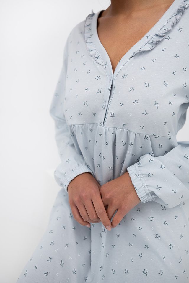 Нежная сорочка небесно-голубого оттенка Lucille 111225