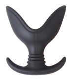 Анальный расширитель силиконовый без вибрации Onjoy Silicone Collection (Цвет: черный)