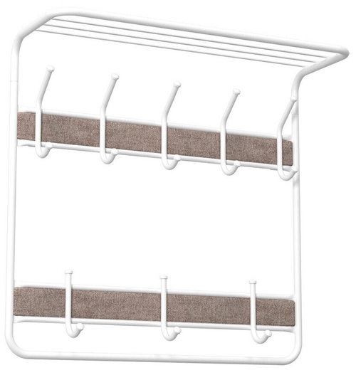 ВЕШАЛКА ЗМИ УЮТ 22 С ПОЛКОЙ БЕЛЫЙ ВСПУ22 Б