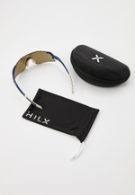 Спортивные очки с диоптриями HILX Savage 2.0 Matt Blue Warm Grey / Green Lens