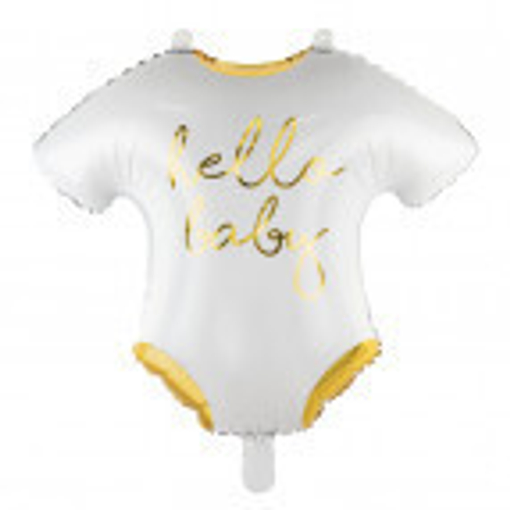 ПД ФИГУРА Боди HELLO BABY White