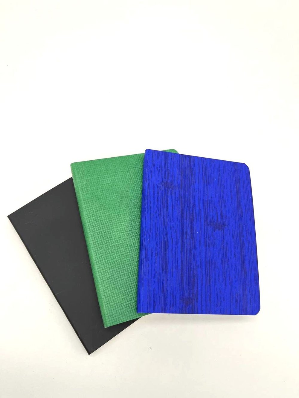 Набор 3 блокнота 88л (138*102мм) лин. графит, зеленый, синий (5447-9)