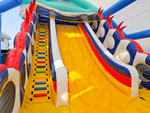 Коммерческий надувной батут-горка «Дракон 2», 11,5*6*9 м