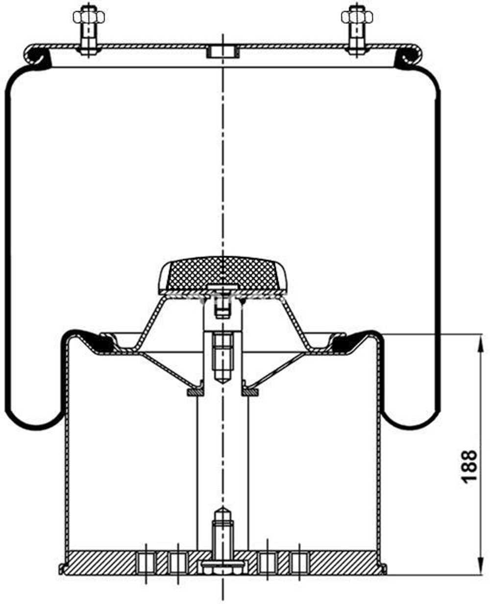Воздушная подушка TOPCOVER T0070-0881V2