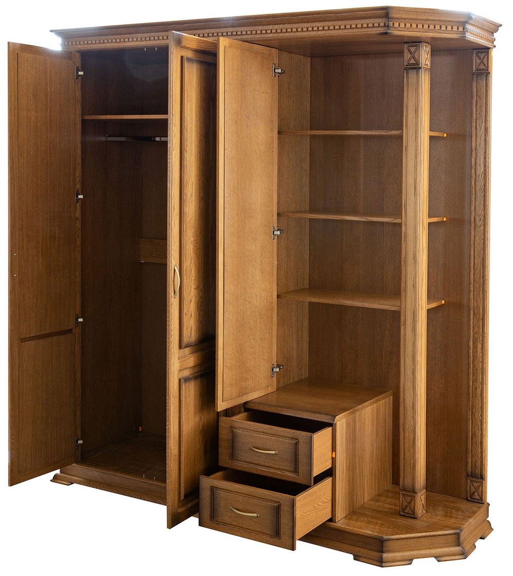 Шкаф комбинированный для прихожей «Верди Люкс» П3.487.3.31 (П433.01-01)