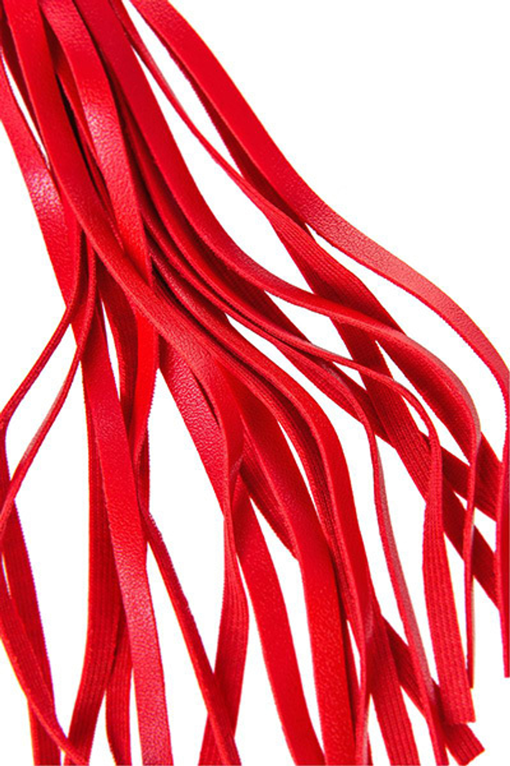 Красно-черный флоггер 28см ToyFa Anonymo Mini Flogger 310003