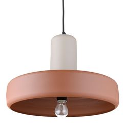 Светильник подвесной Juko, Ø42х31 см, бежевый/коричневый