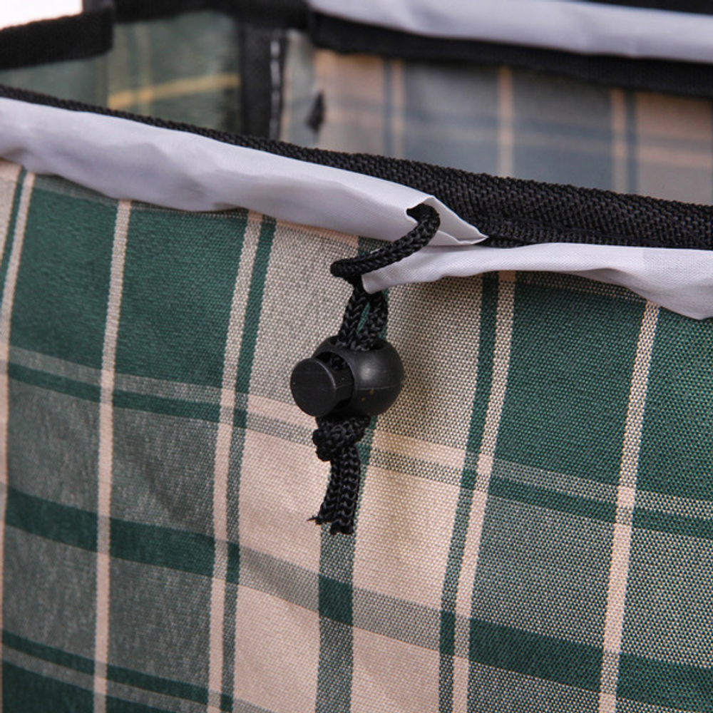 Тележка хозяйственная с сумкой (93*33*26см, колеса 16см,грузоподъемность до 30 кг.) зеленая SYD-016