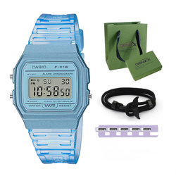 CASIO Women"s DIGITAL Series Blue Watch F-91WS-2