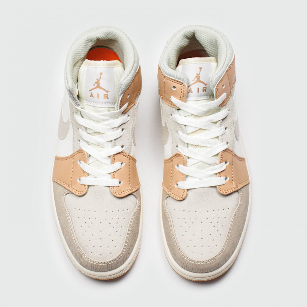 кроссовки Air Jordan 1 Cream / White Wmns