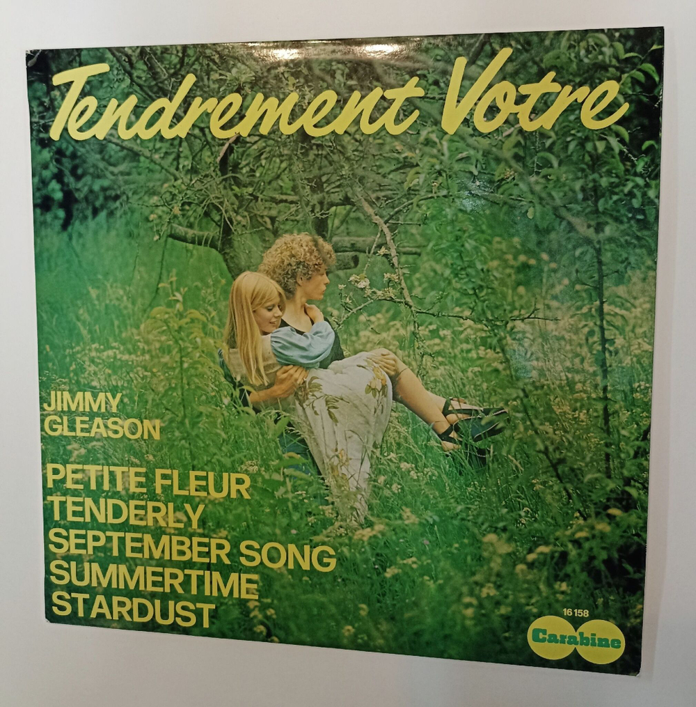 Винтажная виниловая пластинка LP Jimmy Gleason Tendrement Votre (France 1975)
