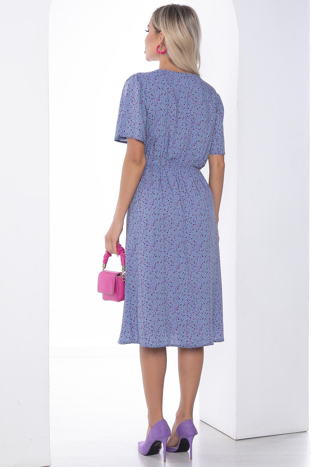 Платье Элегантное синее П10090 LT Collection