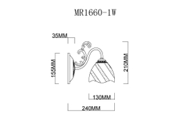 Бра MyFar Nicole MR1660-1W