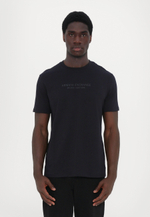 Armani Exchange T-SHIRT REGULAR FIT - Футболка с принтом - Синий