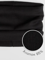 Шапка со снудом для мальчика на осень