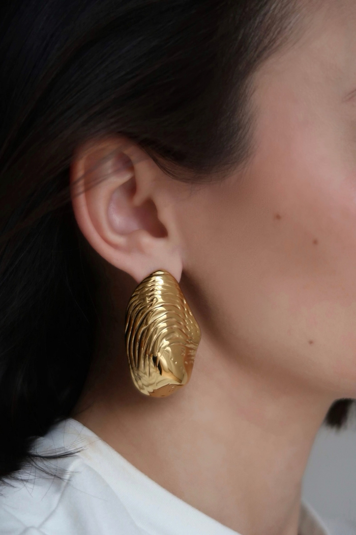 Серьги РАКУШКА gold