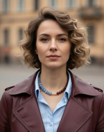 Колье Bordeaux Sky