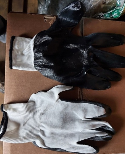 Перчатки нитриловые маслобензостойкие крага