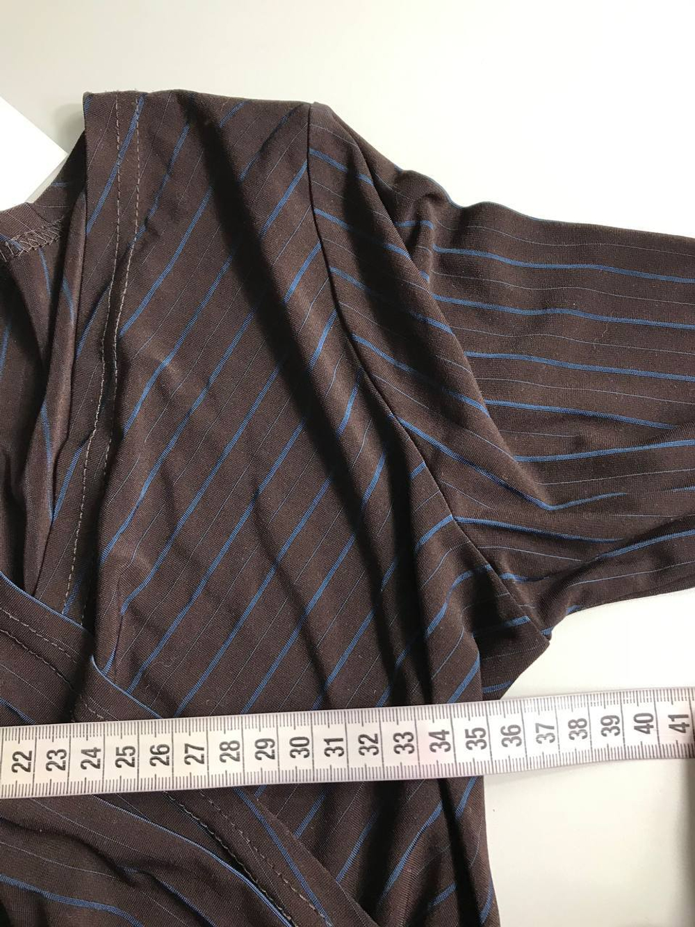 Блузка att в благородную полоску, в самом модном оттенке этого сезона 42-44 размер