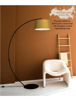 Торшер напольный с абажуром в гостиную современный