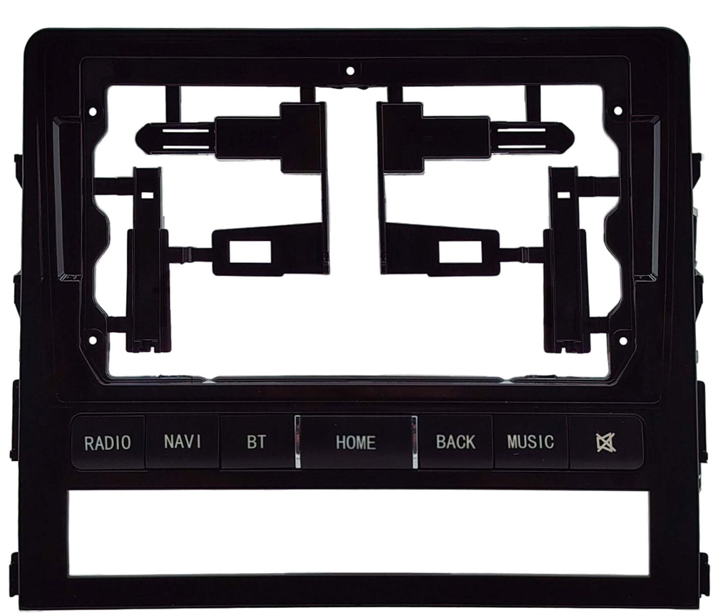 Магнитола для Toyota Land Cruiser 200 2015-2021 (без JBL) - Carmedia HP-9618 (рамка с кнопками) QLed, Android 13, TS20, CarPlay, SIM-слот