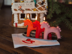 Свеча «Символ 2026 года» оранжевая