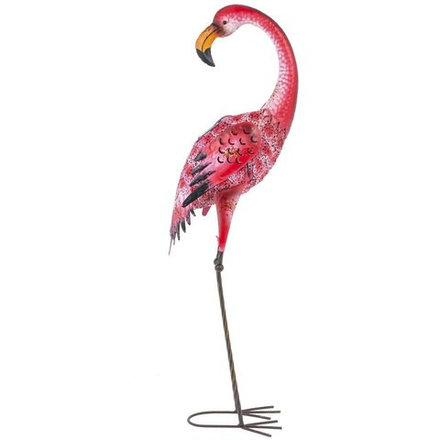 GAEM Фигура декоративная "Фламинго", (подсветка, солнечная батарея), L28 W13 H91 см