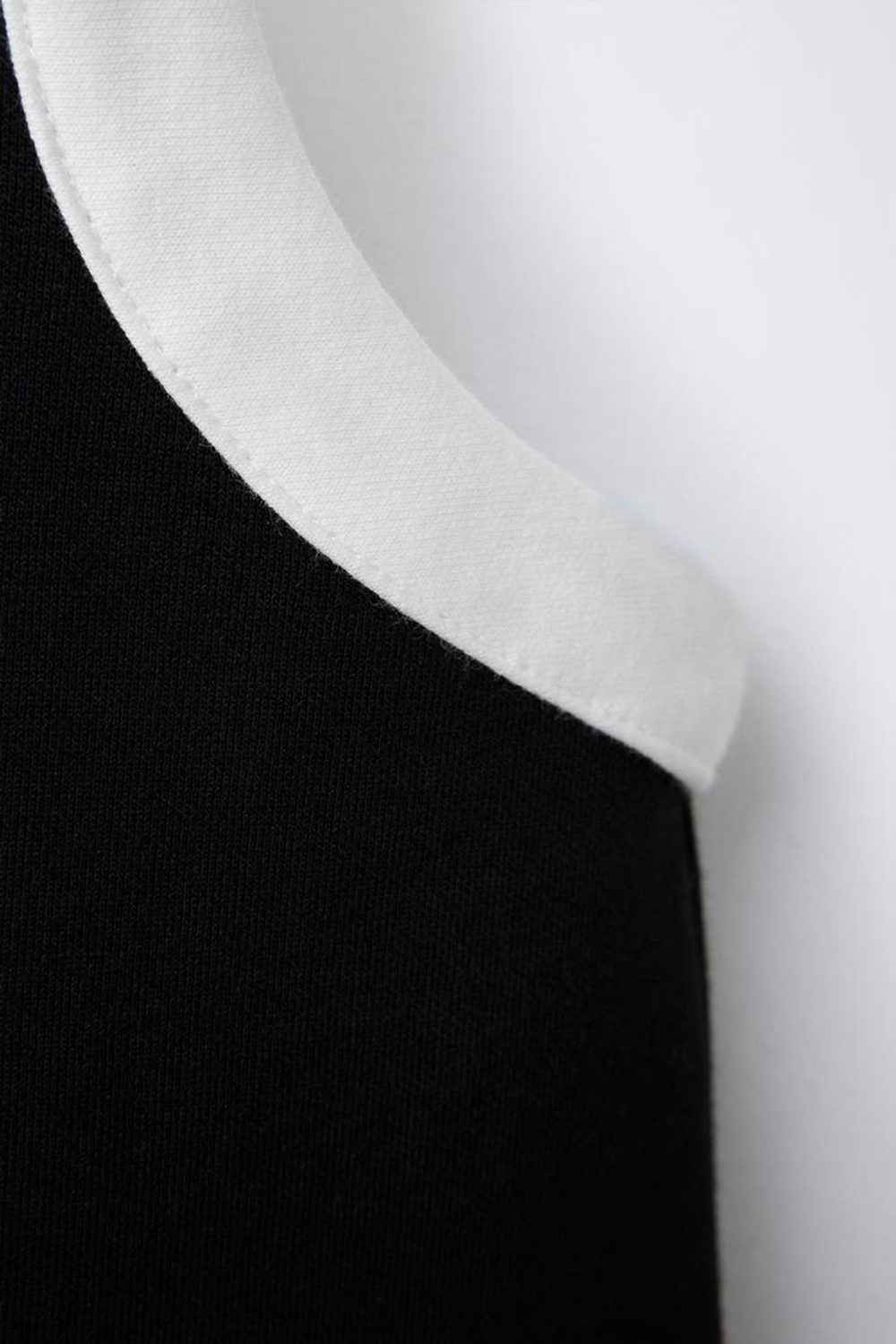 ZARA ПЛАТЬЕ С БАНТОМ, ЧЕРНЫЙ