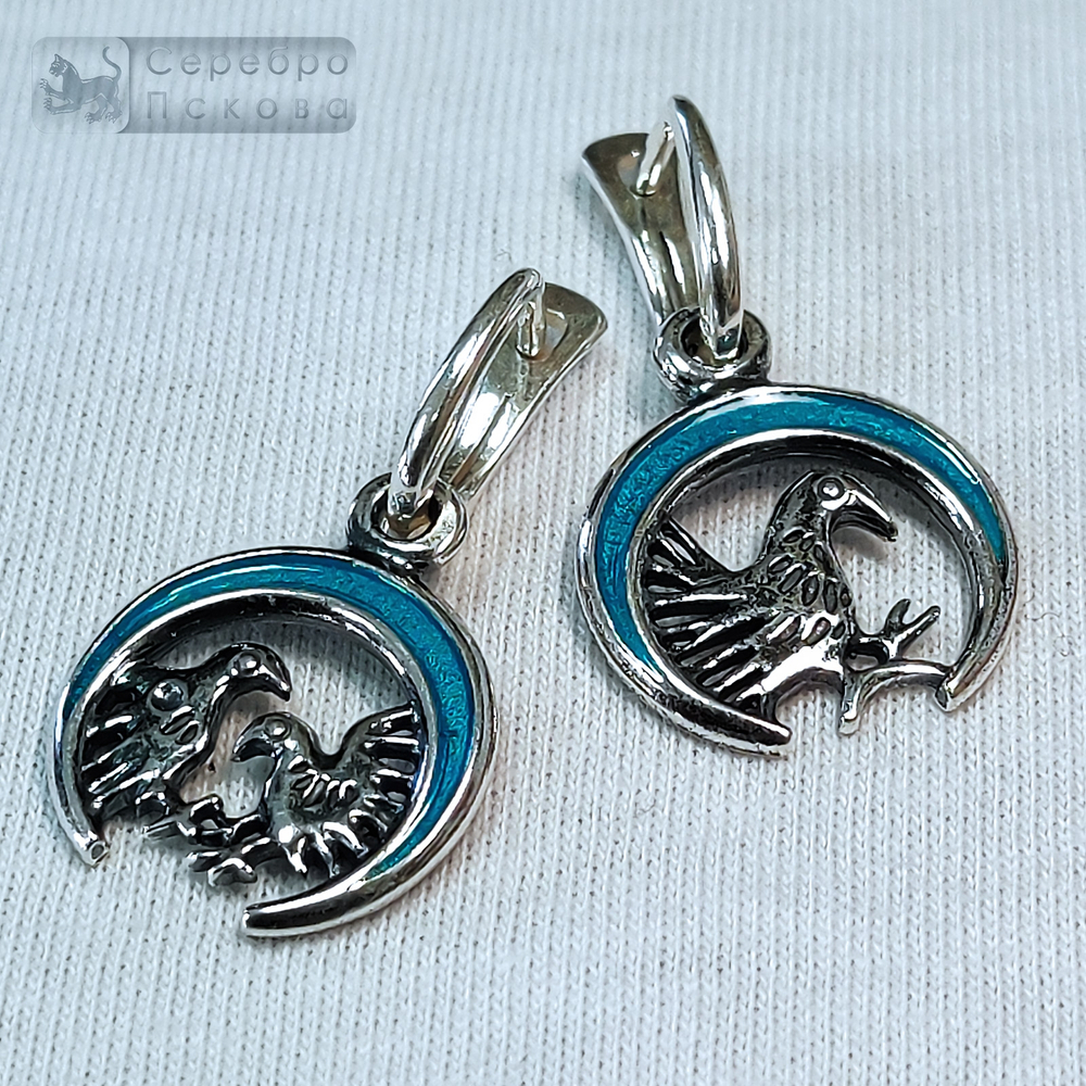 Серьги лунница