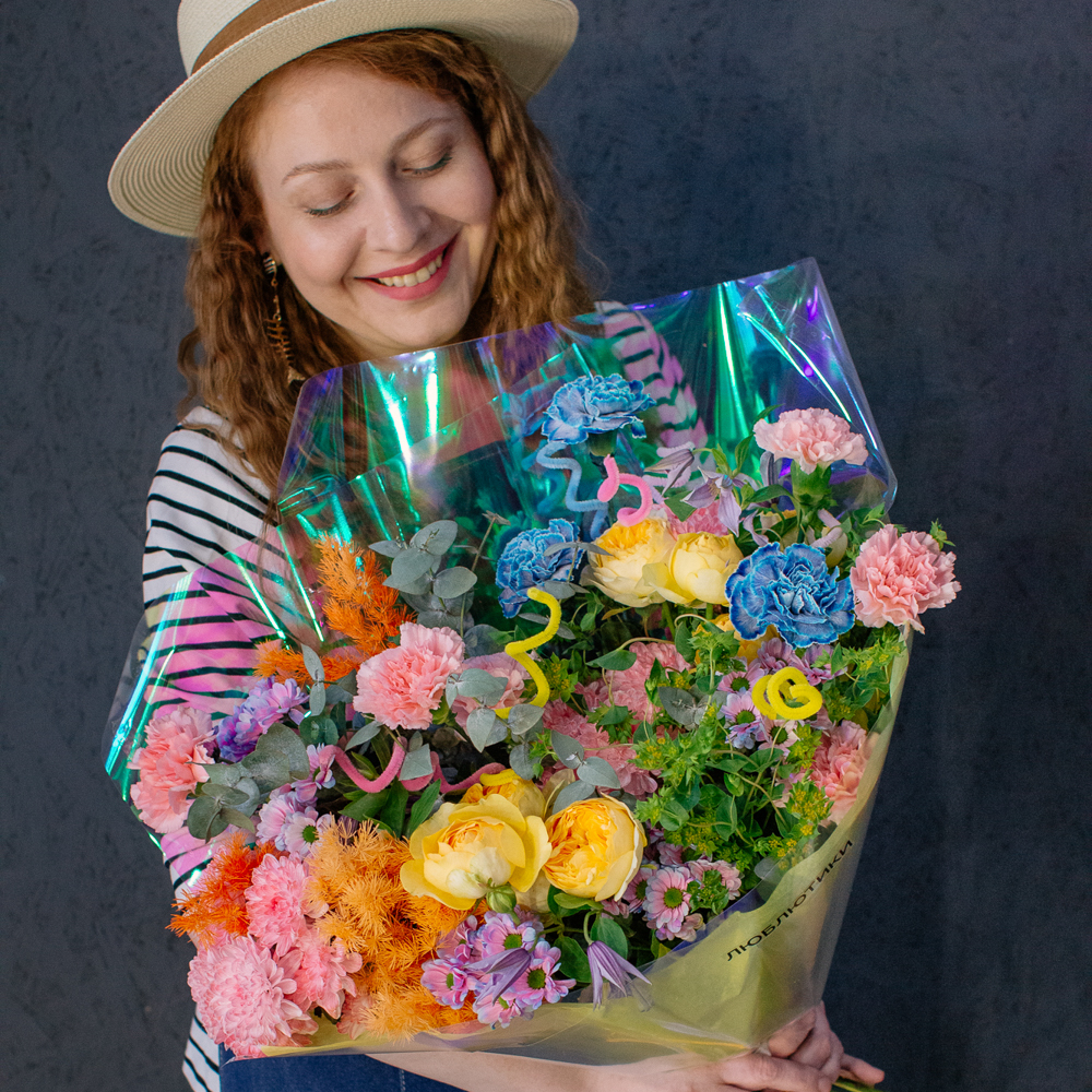 156. Милый забавный дофаминовый букет