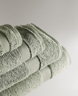 Zara Home - Хлопковое банное полотенце премиум-класса (600 г / м2), синий, 90х150 см