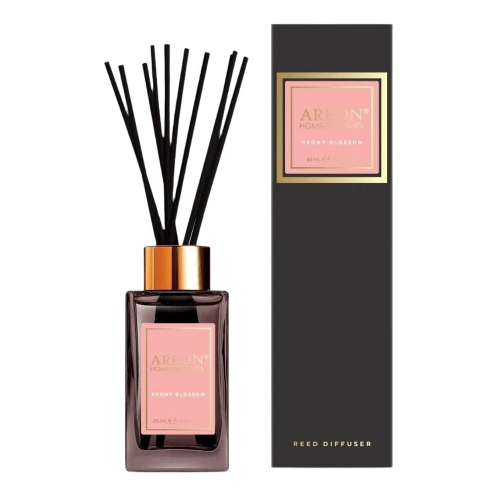 AREON Аромадиффузор 85мл Premium Peony Blossom с палочками (72611)