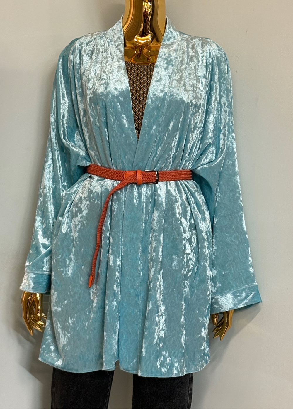 Топ + кафтан + ремень