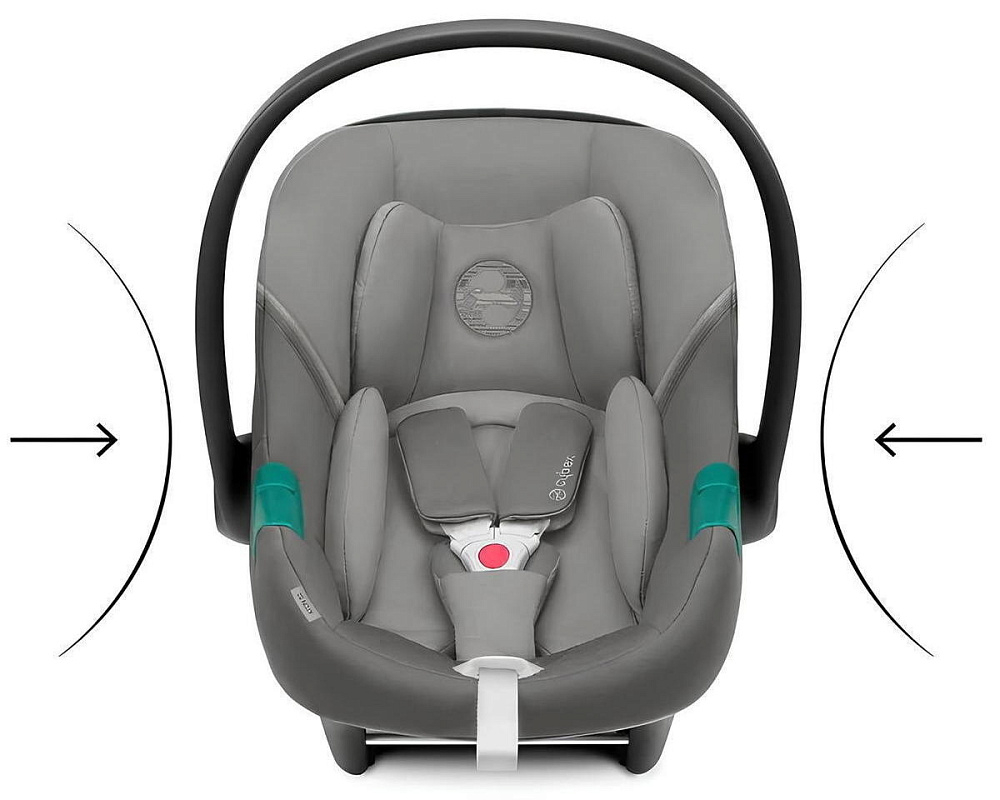 Коляска Cybex Balios S Lux TPE complete Aton S2 Lava Grey Base One 4 в 1 Almond Beige с дождевиками