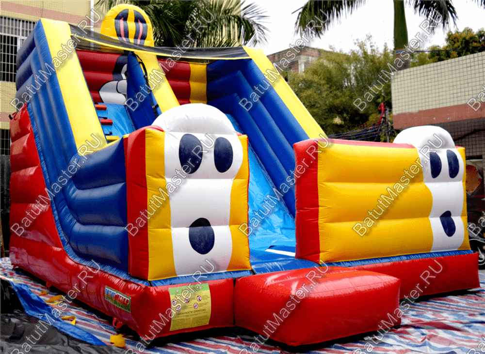 Детский надувной батут-горка "Зайка" 7*5*5 м