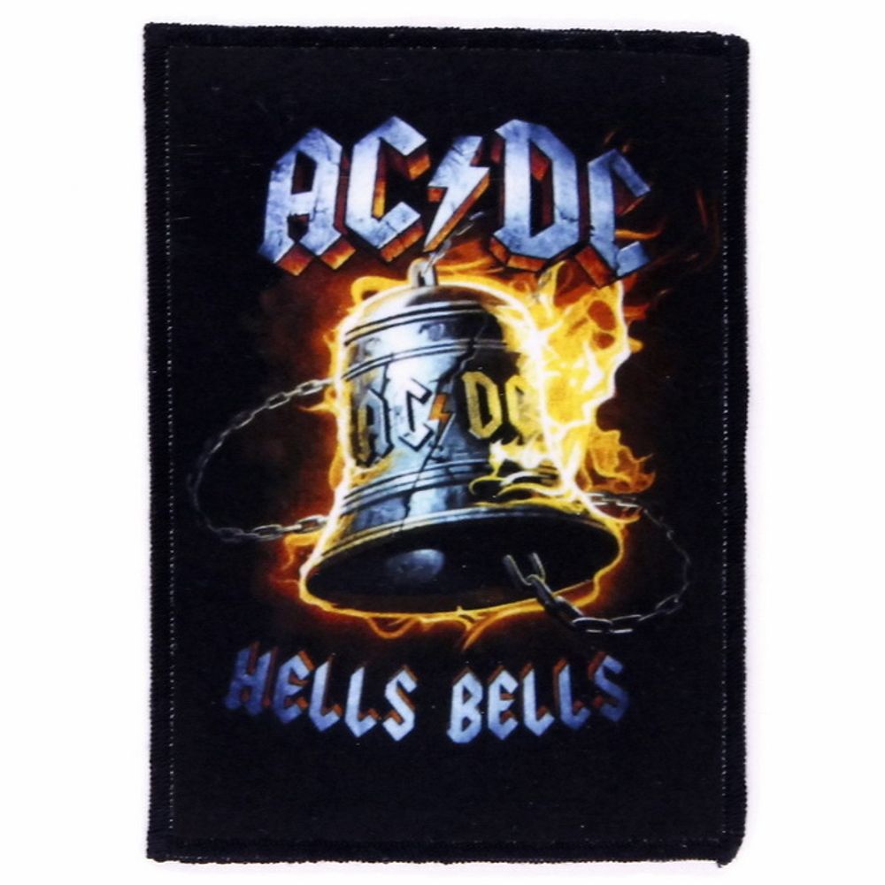 Нашивка AC/DC Hell&#39;s Bells цветной принт (662)