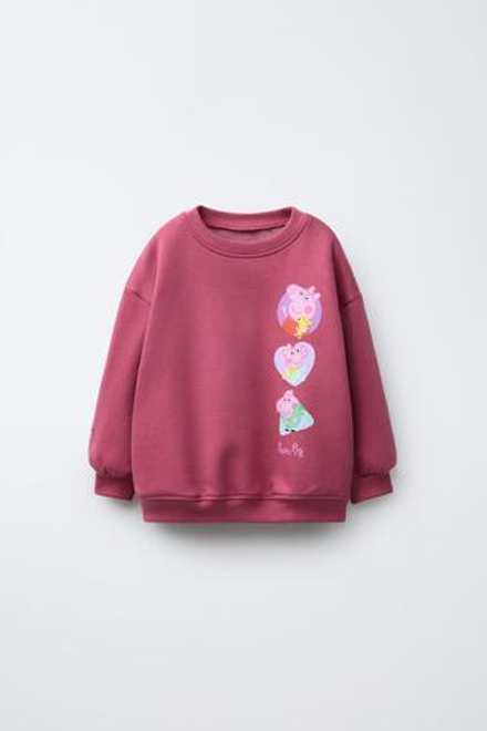 ZARA ТОЛСТОВКА PEPPA PIG ™, РОЗОВЫЙ