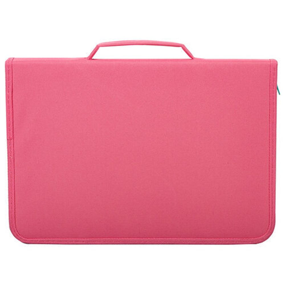 Папка на молнии BRAUBERG А4 с ручкой, с органайзером, 1 отделение, "Unicorn", 271447