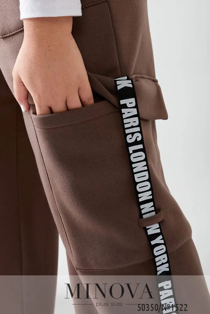Брюки 1522-Мокко Minova