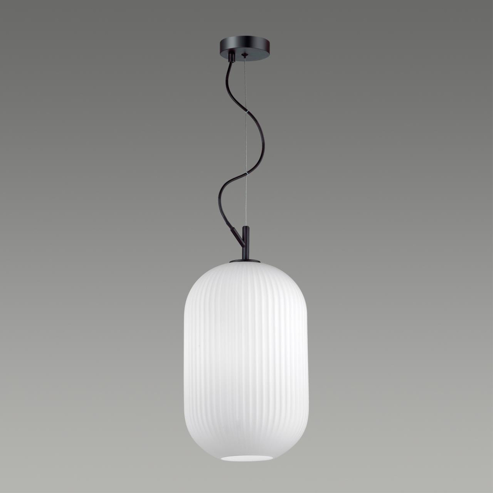 4752/1 PENDANT ODL21 411 белый/черный Подвес E27 60W ROOFI