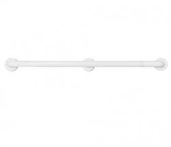 Поручень прямой Nofer 15054.90.NBA 900 мм алюминиевый с нейлоновым покрытием, белый купить