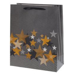 GAEM Пакет подарочный (бумага 210г/м2, блок микс 12шт), L26 W12 H32 см, 4в.