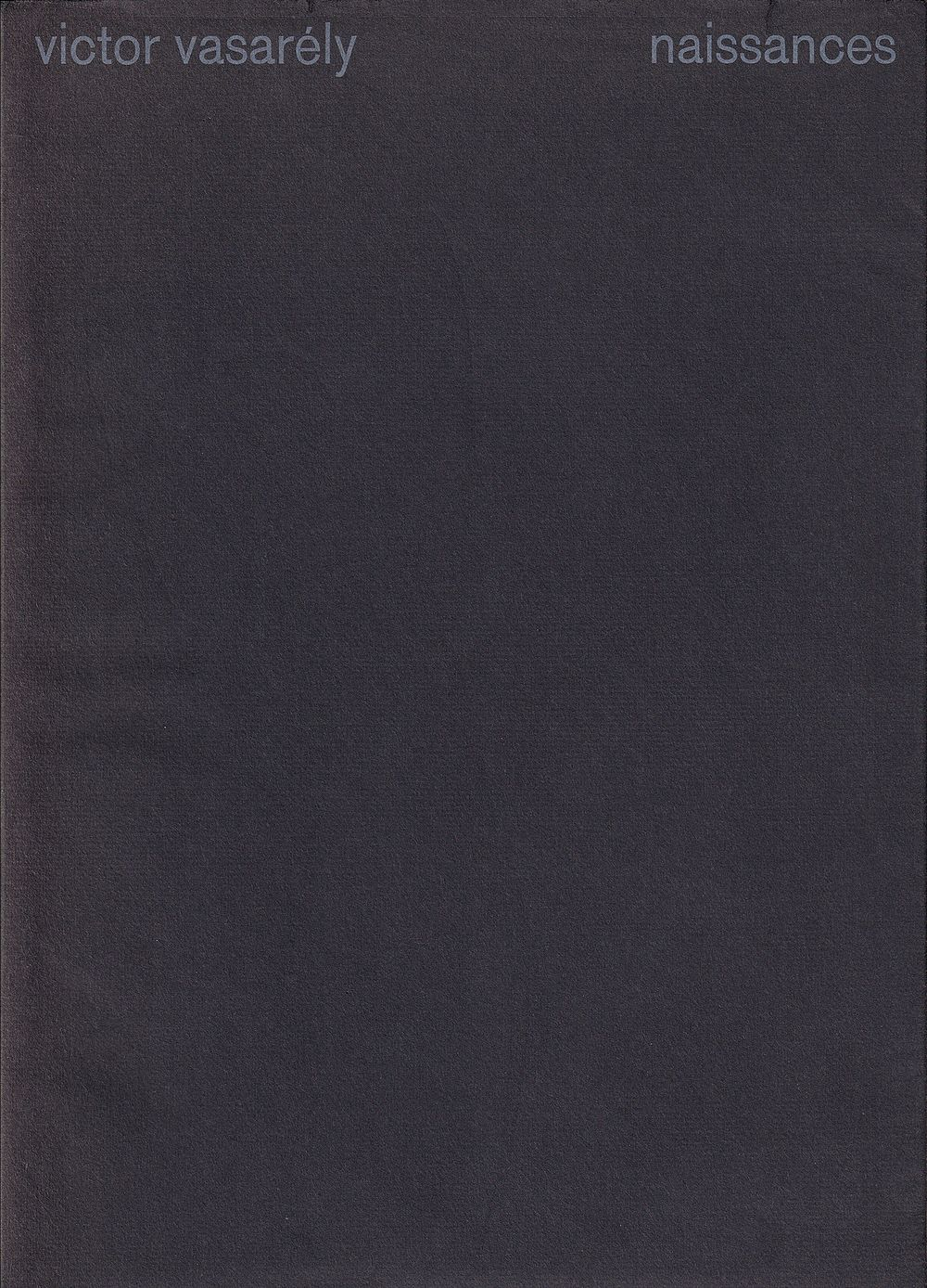 Виктор Вазарели. Рождения. С оригинальными литографиями, подписанными художником