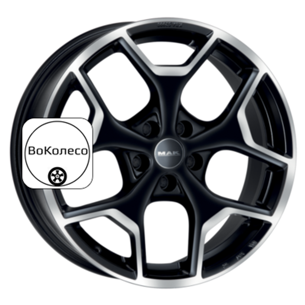 7,5x18/5x108 ET39 D72 Liberty Black mirror MAK